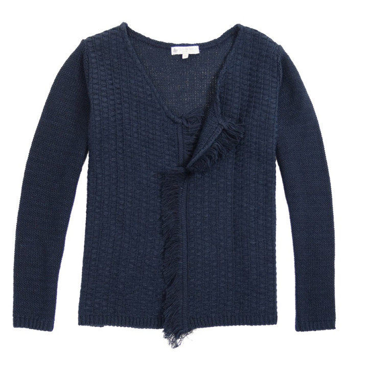 Cardigan Frangé à Pans Out Of Ireland