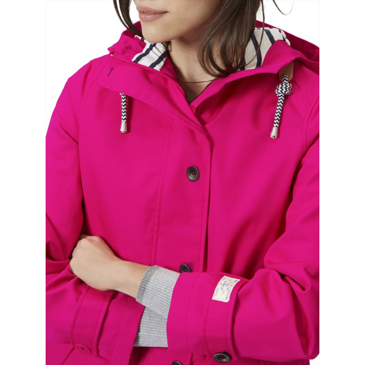 Veste Coast Imperméable Rose Vif Tom Joule