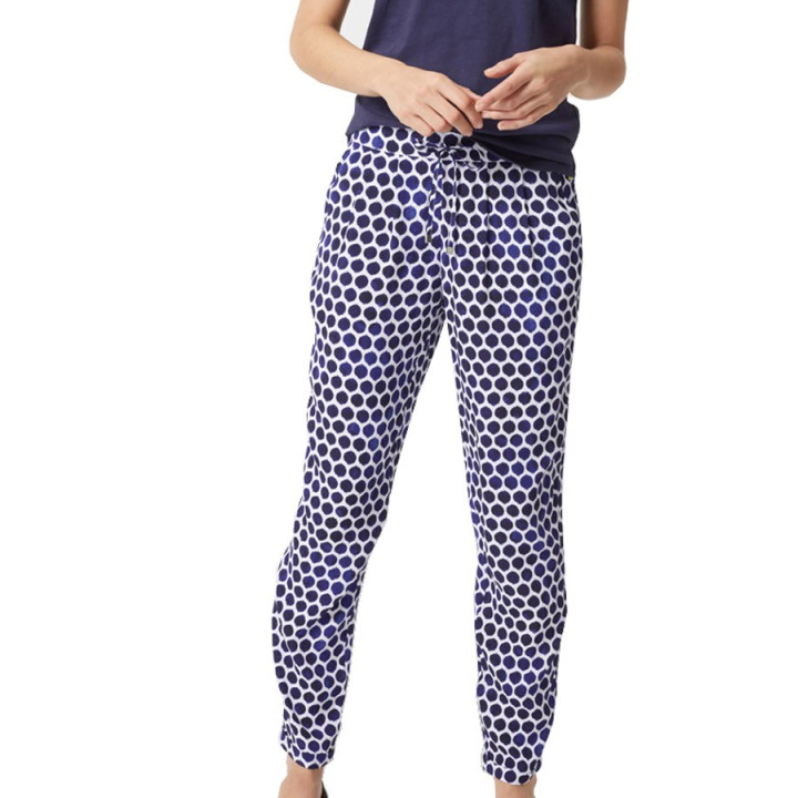 Tom Joule Blue Dots Printed Pants