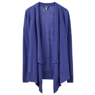 Cardigan Lin Ouvert Bleu Tom Joule