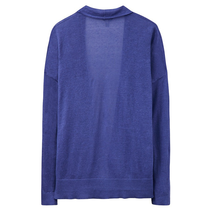 Cardigan Lin Ouvert Bleu Tom Joule