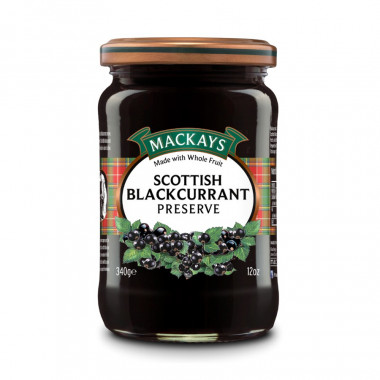 Scottish Blackcurrant Preserve Mackays 340g