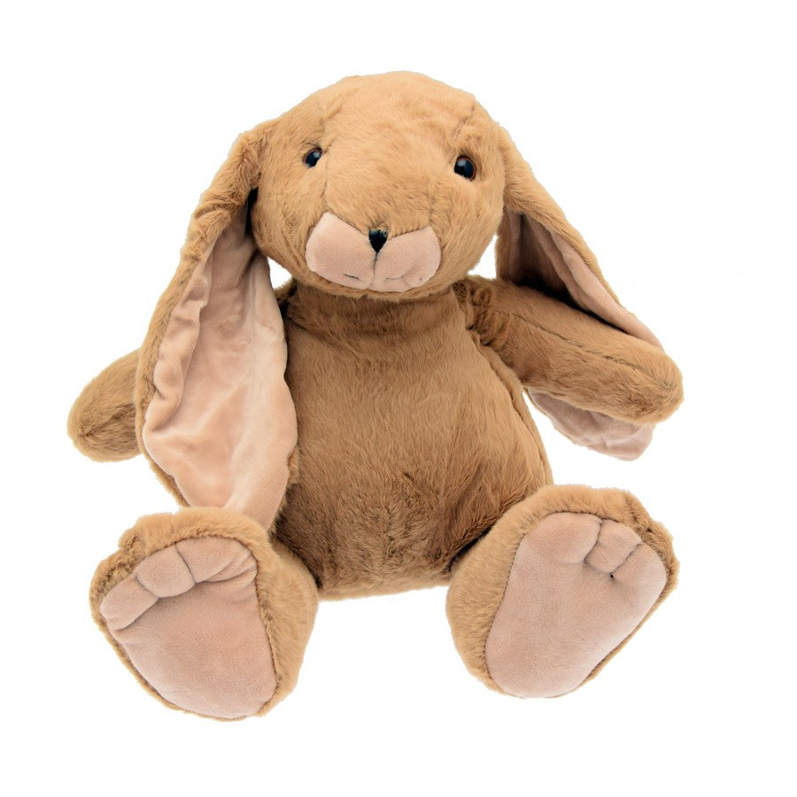 PELUCHE ENFANT LAPIN PETIT NOËL - Marron