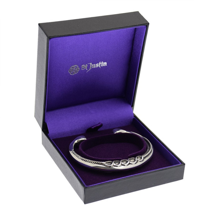 Bracelet Torque Anneaux Etain 