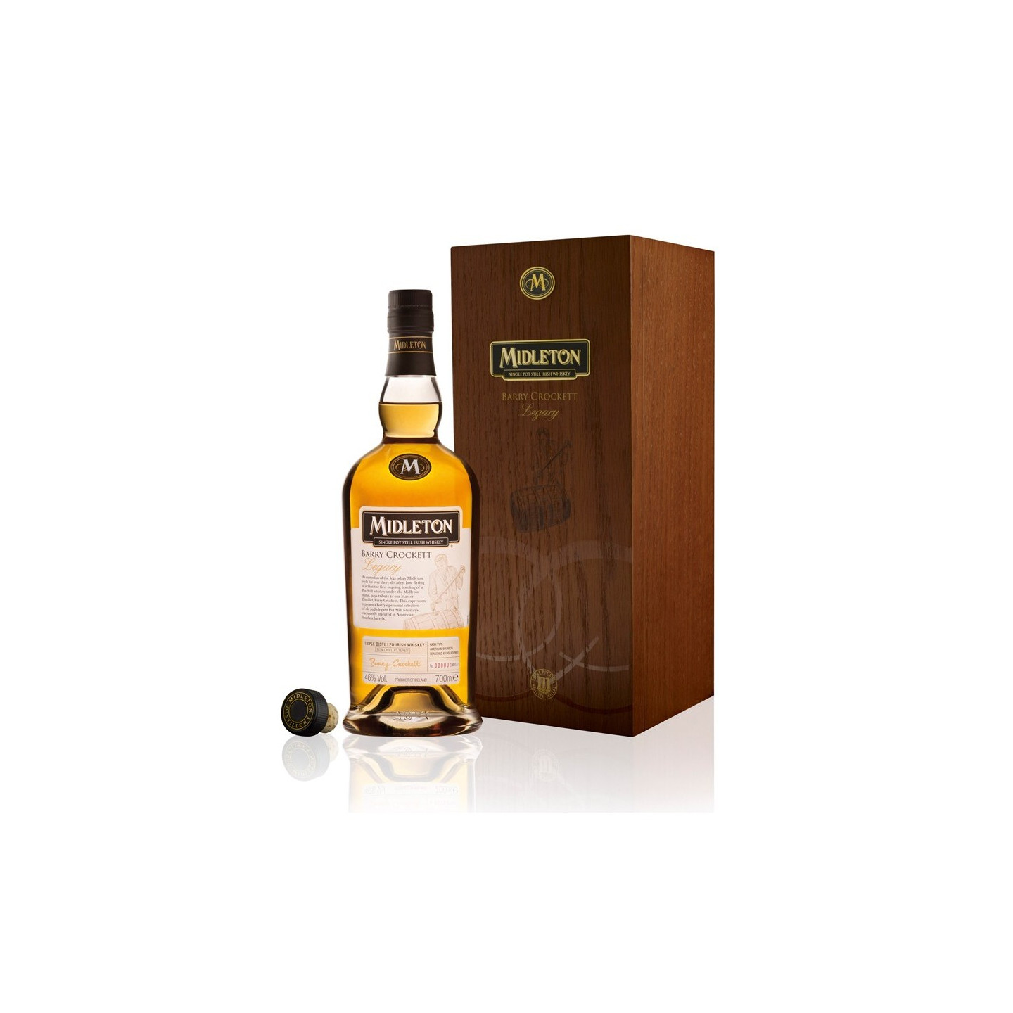 Midleton Barry Crockett Legacy 70cl 46° - Le Comptoir Irlandais