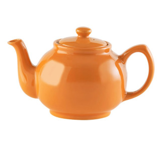 Orange Teapot 6 Mugs 1.10L