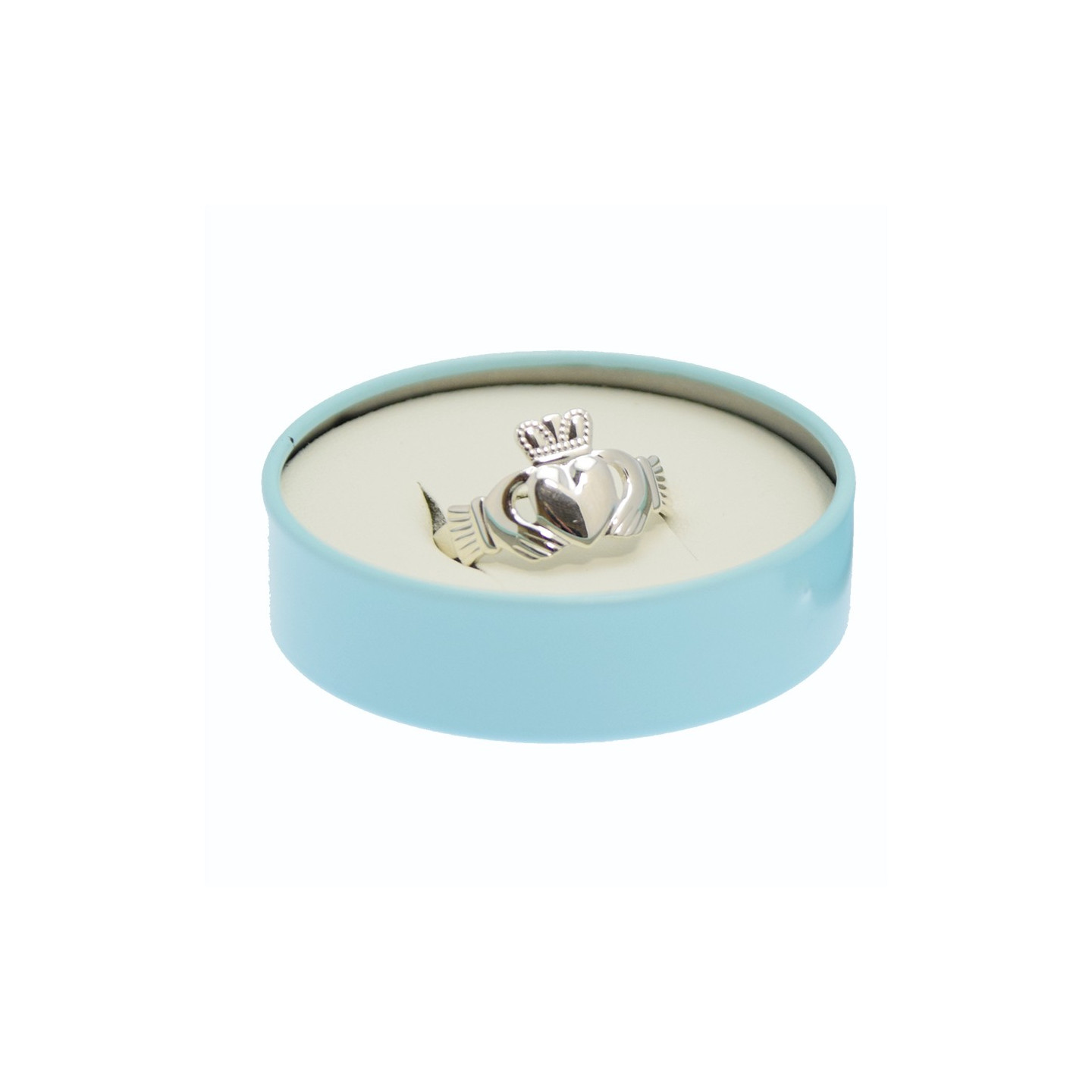 Silver Men Claddagh Ring