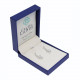 Boucles d'Oreilles Argent Celtique Gris Perle