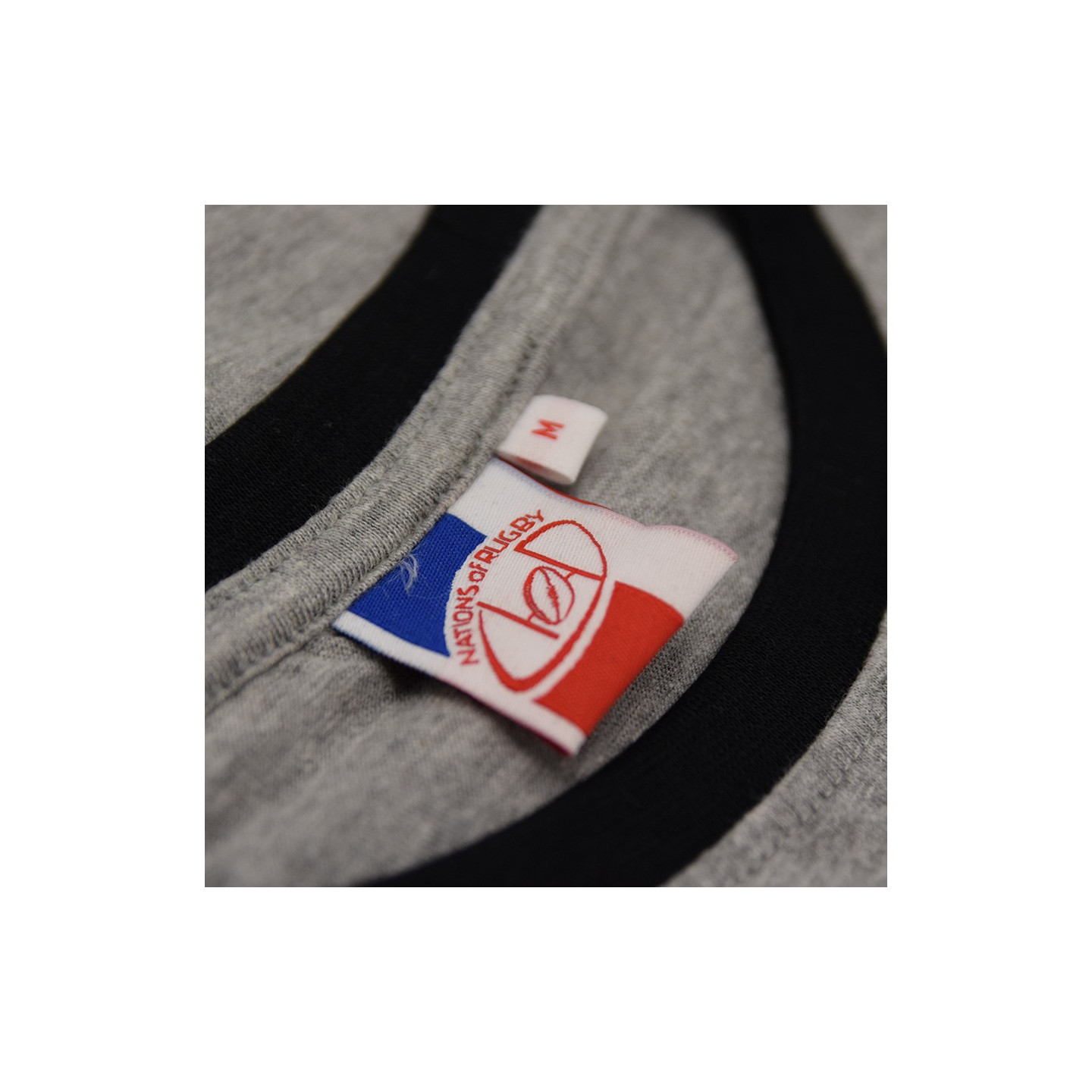 T-Shirt Gris Nations of Rugby