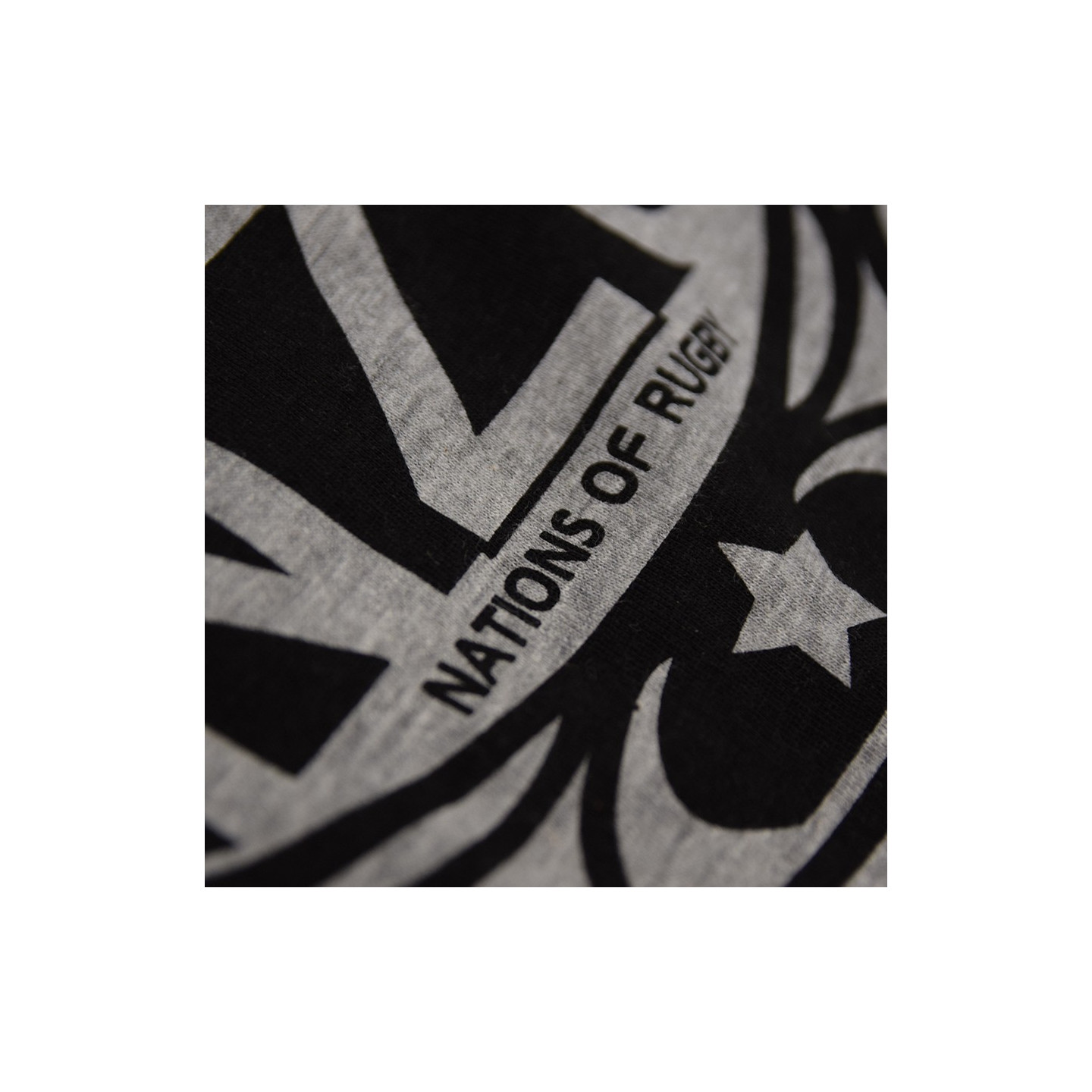 T-Shirt Gris Nations of Rugby