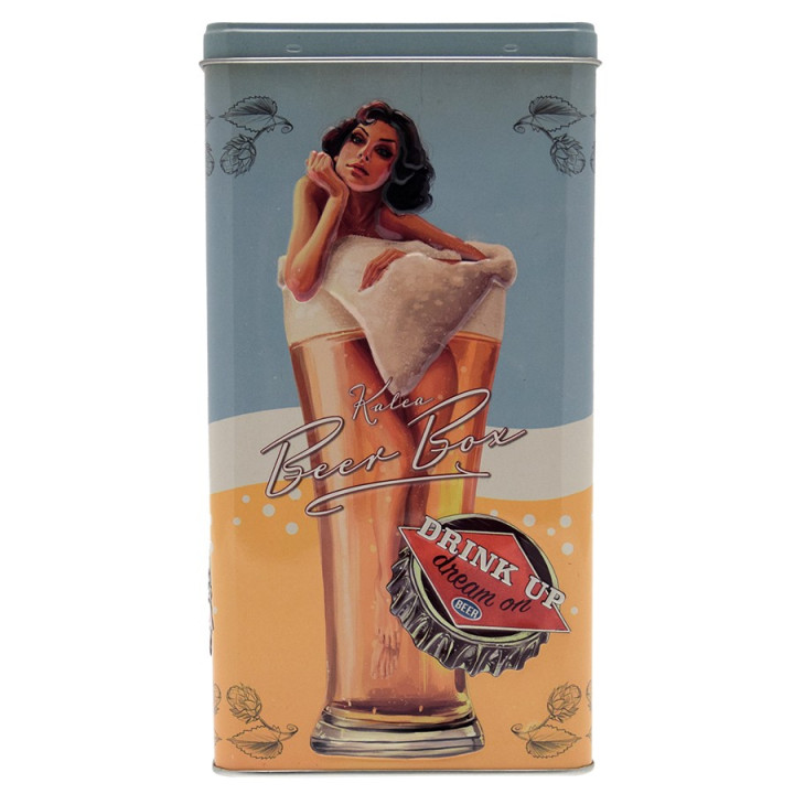 Retro Style Box "Lady in a Glass"