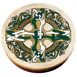 Bodhrán Grand Modèle Celtic Cross 