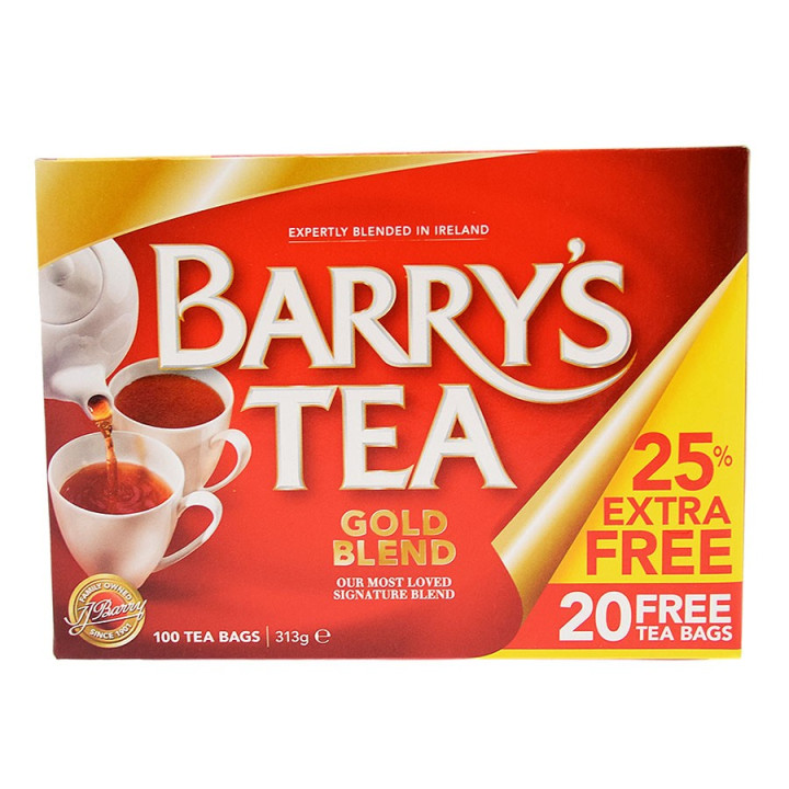 Barry's Tea Gold Blend 80 teabags + 20 free teabags