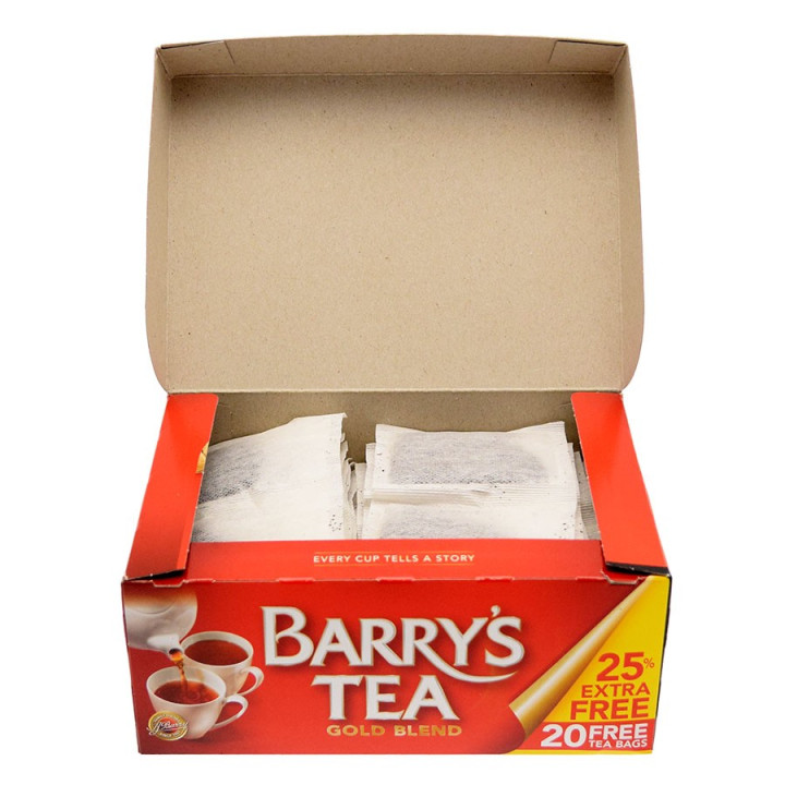 Thé Barry's Gold Blend 80 sachets + 25% Gratuit