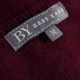 Best Yarn V Collar Bordeaux Sweater 