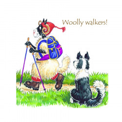 Dessous de Verre Woolly Walkers