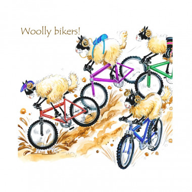 Dessous de Verre Woolly Bikers