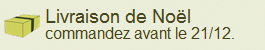 Livraison pour Noël