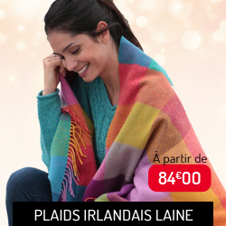 Plaids irlandais en laine Plaids irlandais en laine