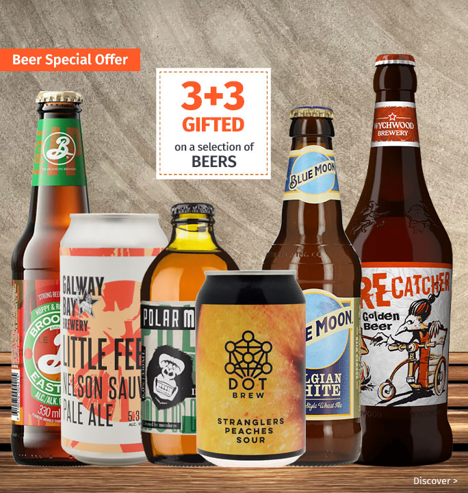 Beers Special Offer 3+3