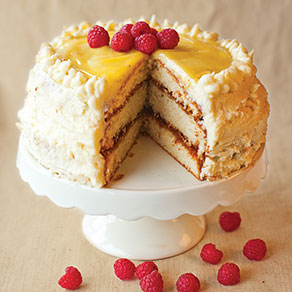 Gâteau framboise et citron