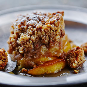 Crumble pomme gingembre