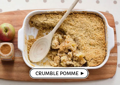 Crumble pomme