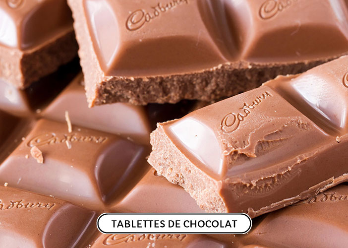 Tablettes chocolat