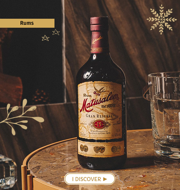 Christmas rum selection