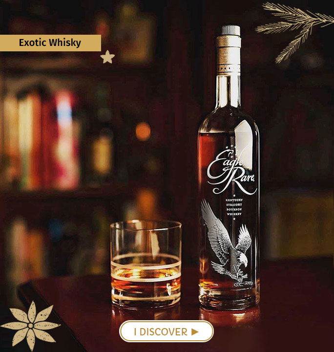 Exotic whisky selection