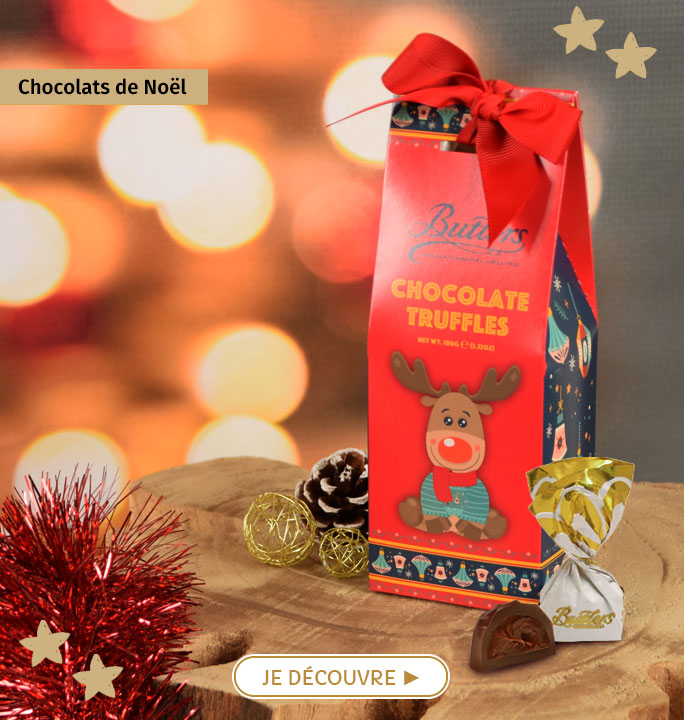 Sélection de chocolat de Noël