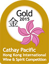Médaille d’Or – Compétition Internationale des Vins & Spiritueux de Hong Kong