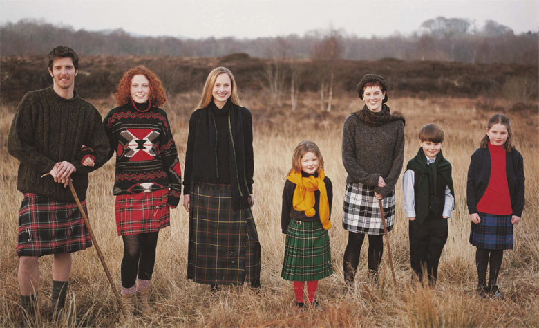 women's irish kilt