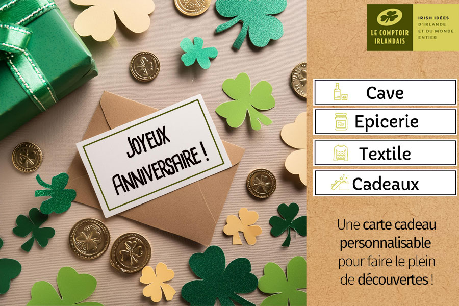 Offrir une Cartes cadeaux Le Comptoir Irlandais