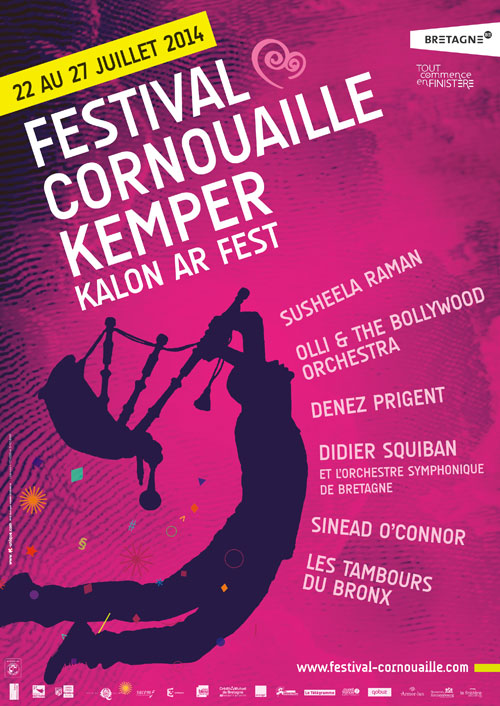 Affiche Festival de Cornouaille 2014