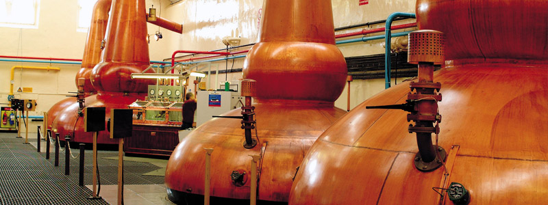 Alambics de la distillerie Glenfarclas