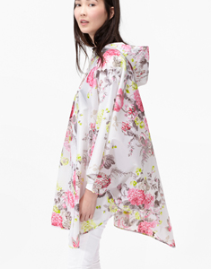 Poncho Pluie fleurs