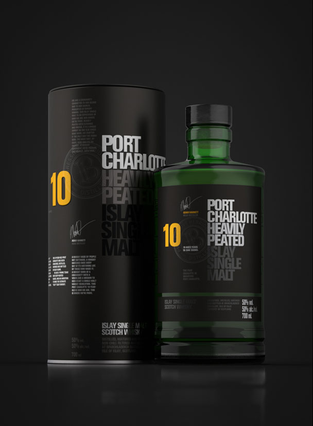 Port Charlotte 10 ans - Whisky Bruichladdich - 2nd Limited Edition - Single  Malt Islay - Ecosse - Les Passionnés du Vin