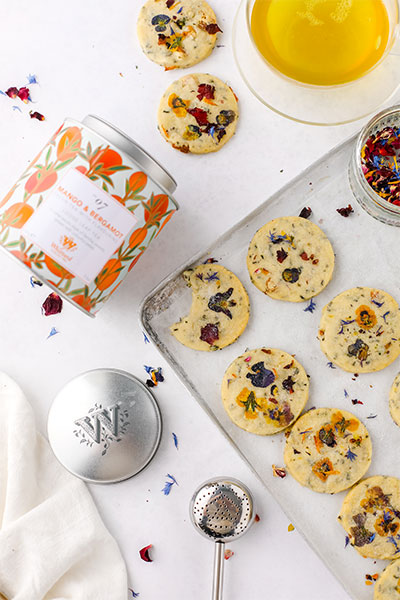 Mango shortbread