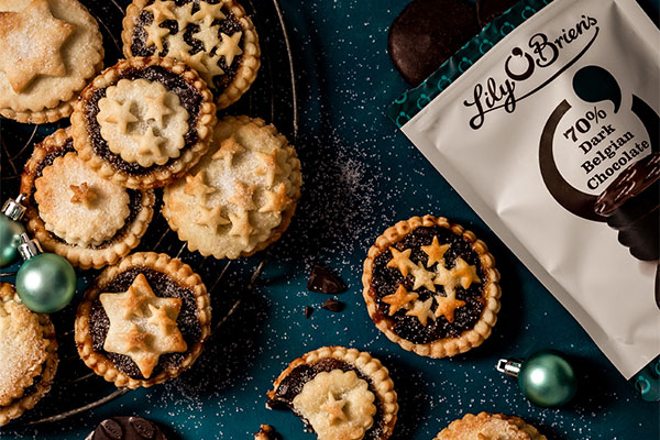 Chocolate mince pies 