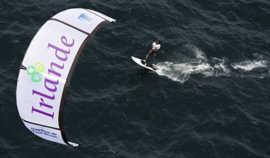 France - Irlande en kitesurf, la prouesse de Bruno Sroka !