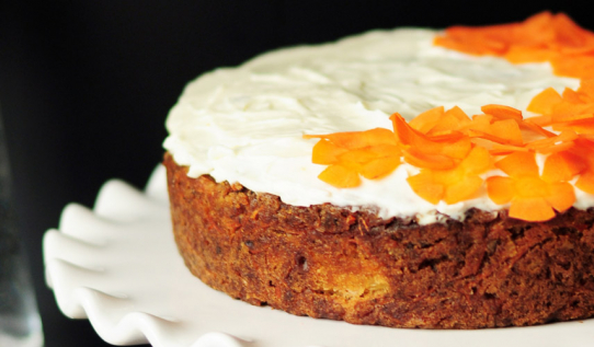 Carrot Cake infused with chai