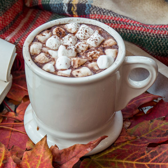 Salted caramel hot chocolate
