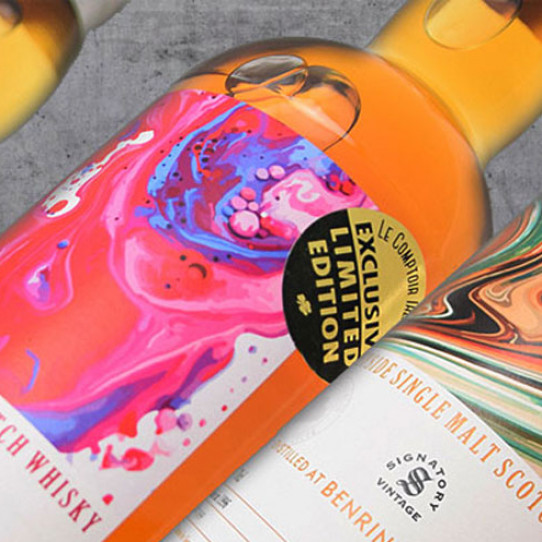 Our exclusive whiskies: selection work