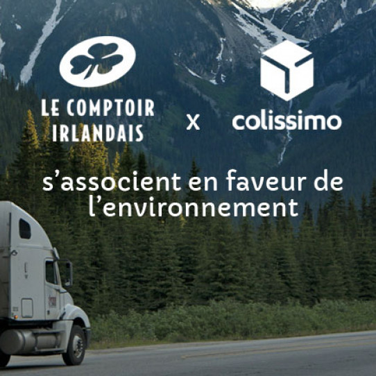 Le Comptoir Irlandais & Colissimo join forces in favour of the environment!