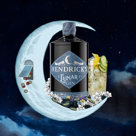 3 idées de cocktails à base de gin Hendrick's Lunar