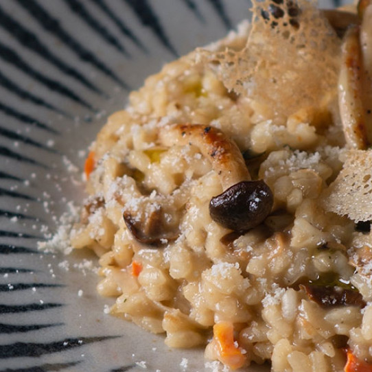 Creamy mushroom risotto recipe