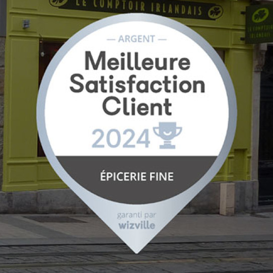 Le Comptoir Irlandais récompensé du Deuxième Prix Meilleure Satisfaction Client